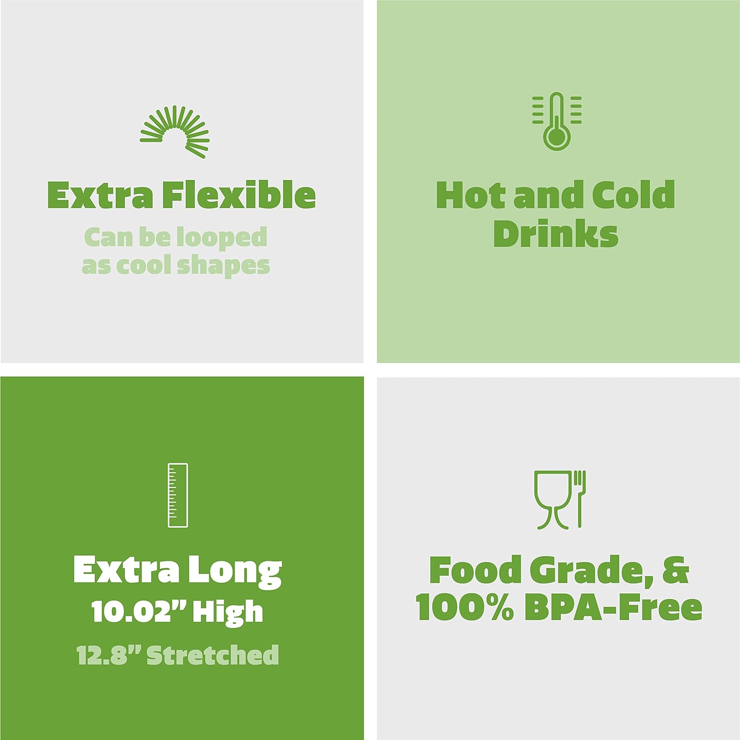 Plastic Smoothie Straws, Smoothie Straws, Disposible Straws, Straws -Pack of 100 (8.5 Plastic Smoothie Straws, Smoothie Straws, Disposible Straws, Straws -Pack of 100 (8.5